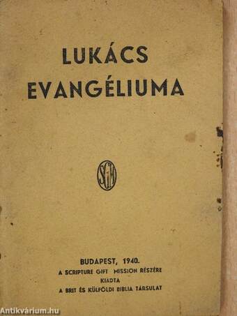 Lukács evangéliuma