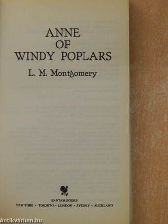 Anne of Windy Poplars