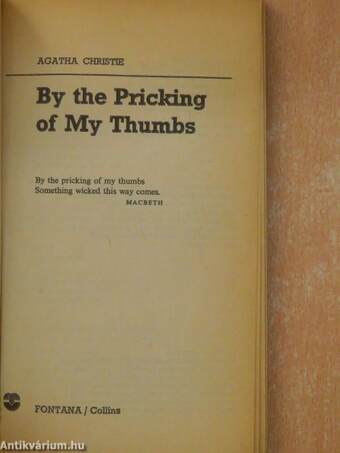 By the Pricking of My Thumbs