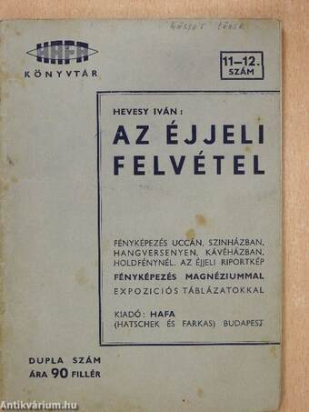 Az éjjeli felvétel