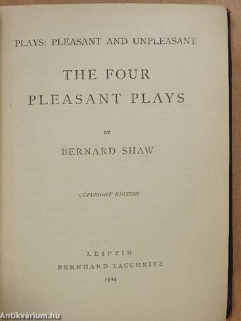 The four pleasant plays