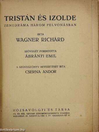 Tristán és Izolde