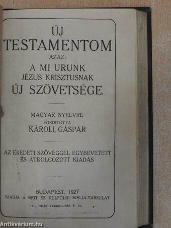 Új Testamentom