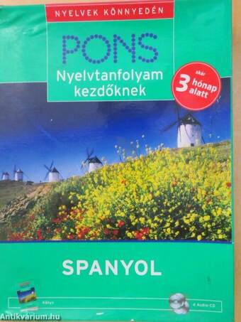 Pons Nyelvtanfolyam kezdőknek - spanyol - 4 CD-vel