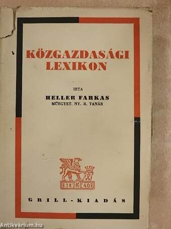 Közgazdasági lexikon