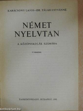 Német nyelvtan