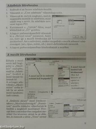 Access adatbázis-kezelés MsOffice '97