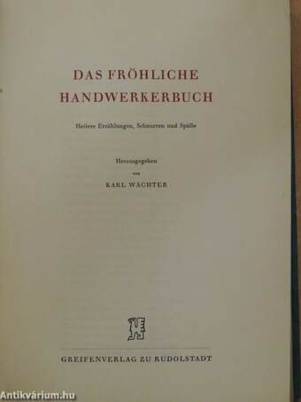 Das fröhliche Handwerkerbuch