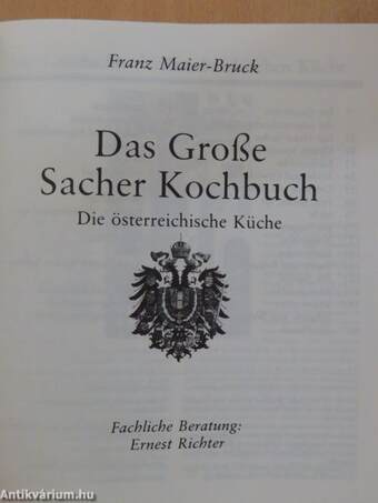 Das Große Sacher Kochbuch