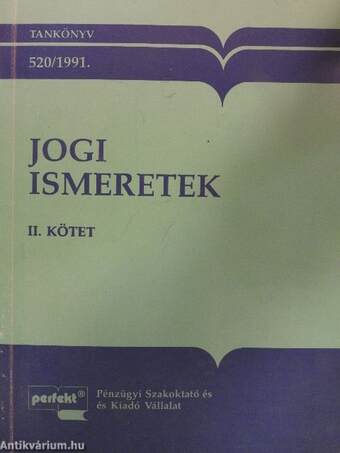 Jogi ismeretek II.