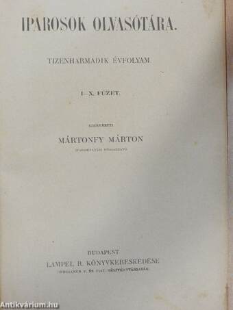 Iparosok olvasótára 1907/1-10.