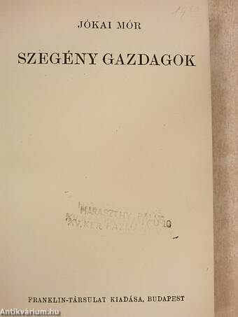 Szegény gazdagok