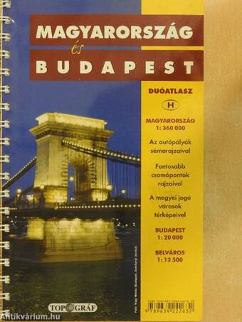 Magyarország és Budapest duóatlasz