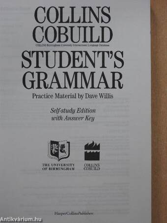 Collins Cobuild Student's Grammar