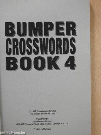 Bumper Crosswords Book 4