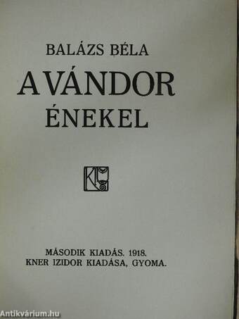 A vándor énekel