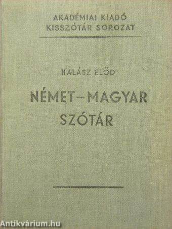 Német-magyar szótár