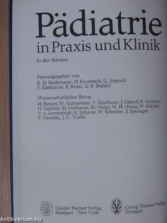 Pädiatrie in Praxis und Klinik II.