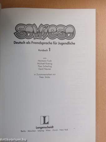 Sowieso 1 - Kursbuch/Arbeitsbuch