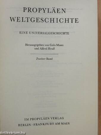 Propyläen Weltgeschichte 2.