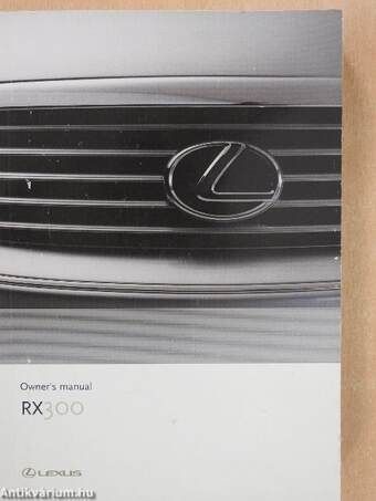 Lexus RX 300 Owners Manual