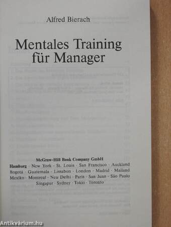 Mentales Training Für Manager