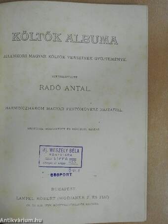 Költők albuma