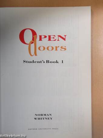 Open Doors 1. - Student's book