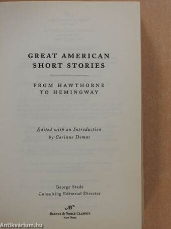 Great American Short Stories