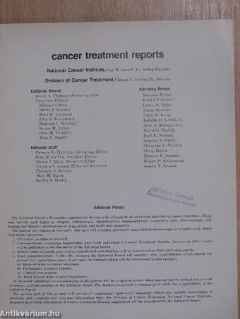 Cancer Treatment Reports Jan/Feb 1977