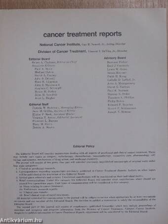 Cancer Treatment Reports May/June 1977