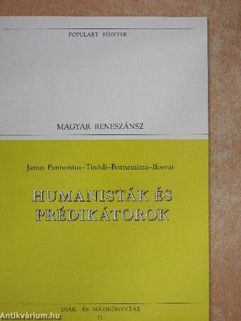 Humanisták és prédikátorok