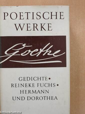 Poetische Werke in drei Bänden I-III.