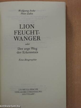 Lion Feuchtwanger