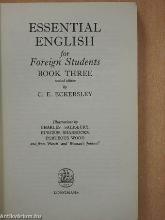 Essential English for Foreign Students Book 3.