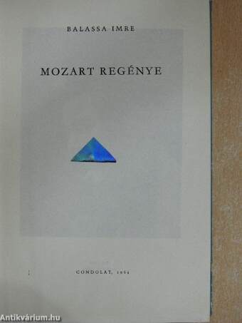 Mozart regénye