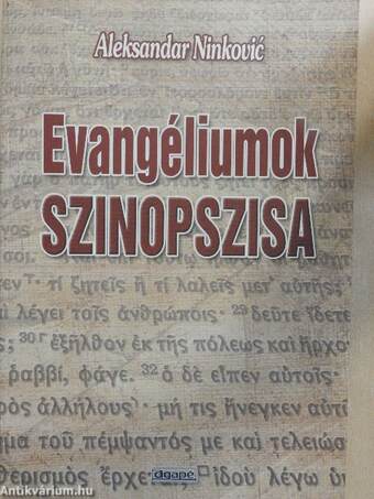 Evangéliumok szinopszisa