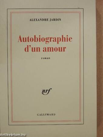 Autobiographie d'un amour