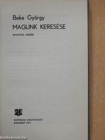 Magunk keresése