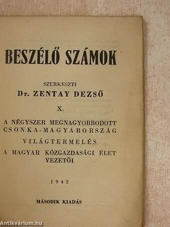 Beszélő számok X.