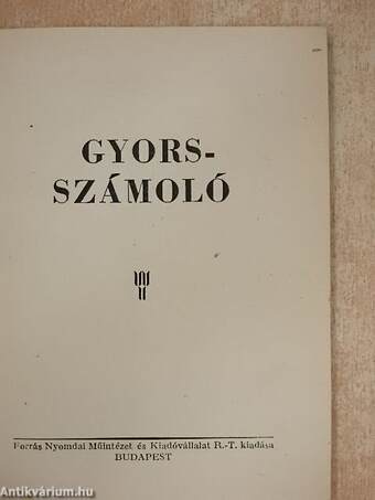 Gyorsszámoló