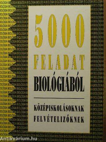 5000 feladat biológiából
