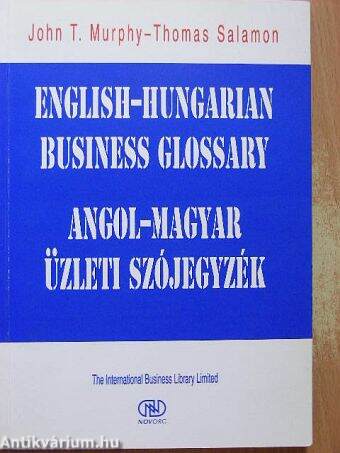 Angol-magyar üzleti szójegyzék