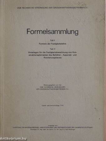 Formelsammlung