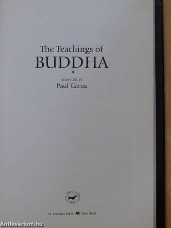 The Teachings of Buddha