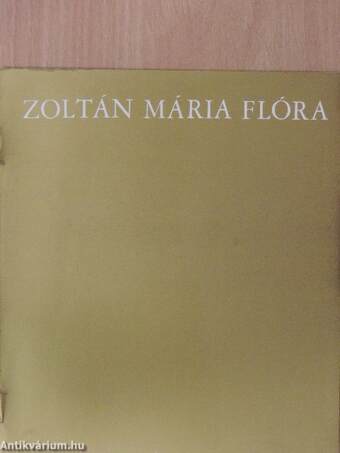 Zoltán Mária Flóra