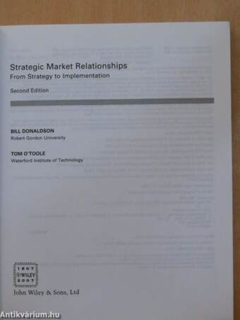 Strategic Market Relationships