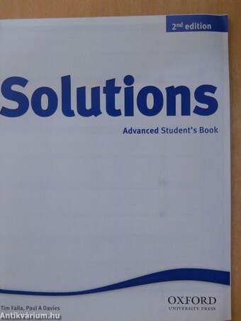 Solutions - Advanced - Student's Book