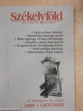 Székelyföld 1998. október