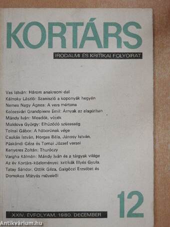 Kortárs 1980. december